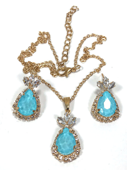 Charm Necklace &  Earrings